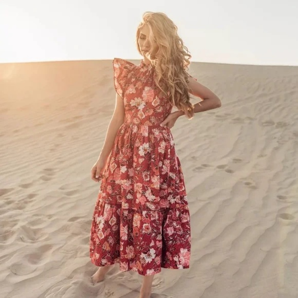 JessaKae Red Prickly Pear Dress